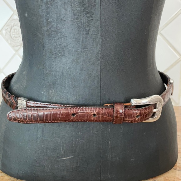 Brighton Accessories - Brighton Brown Leather Belt SzMed